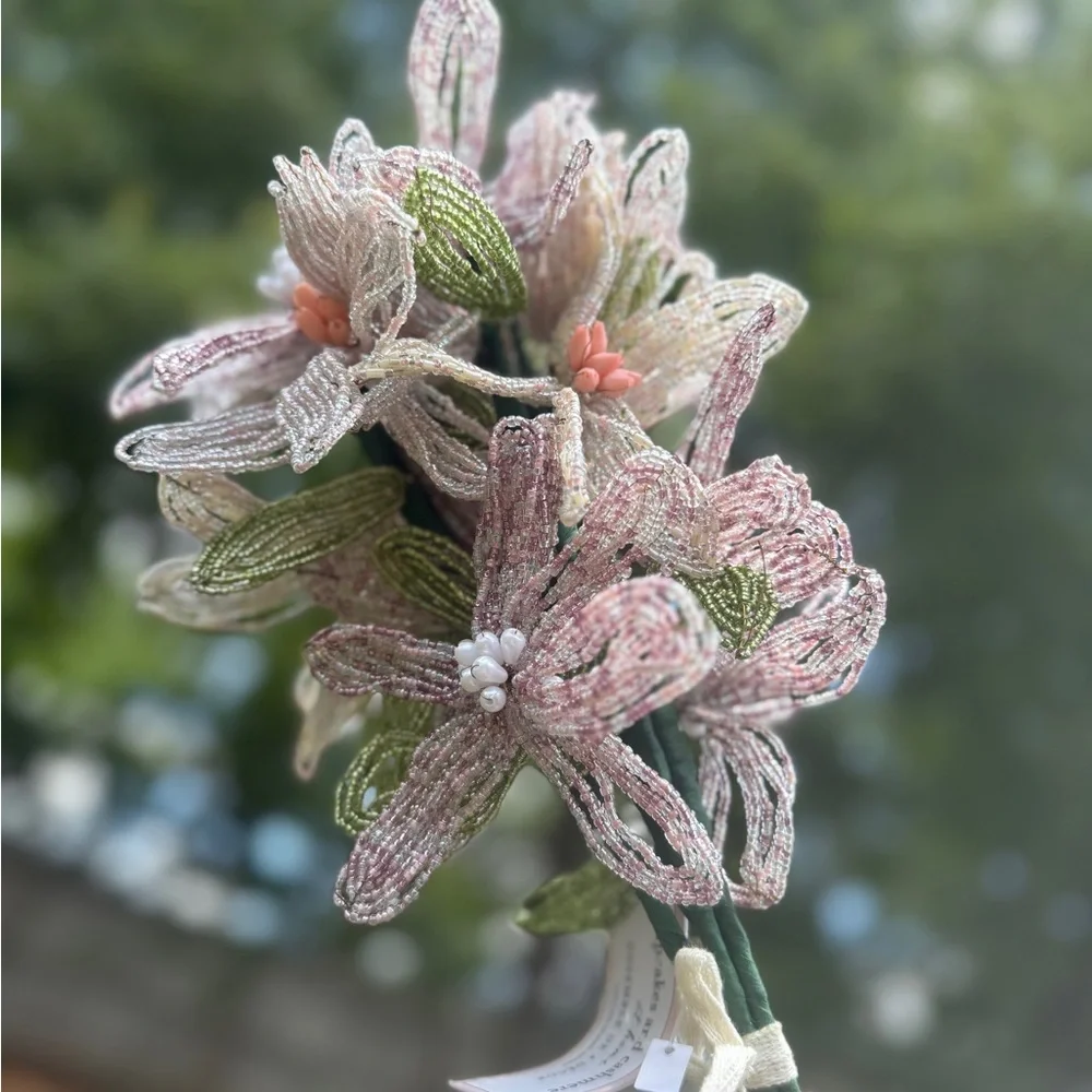 Cupcakes and Cashmere Pastel Beaded Flower Stems